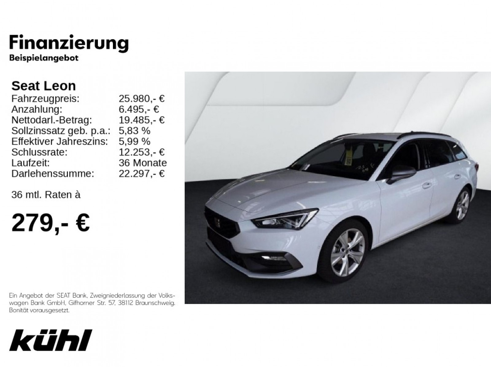 Leon Sportstourer 1.5 eTSI DSG FR LED ACC Kessy Kamera Navi App 17"