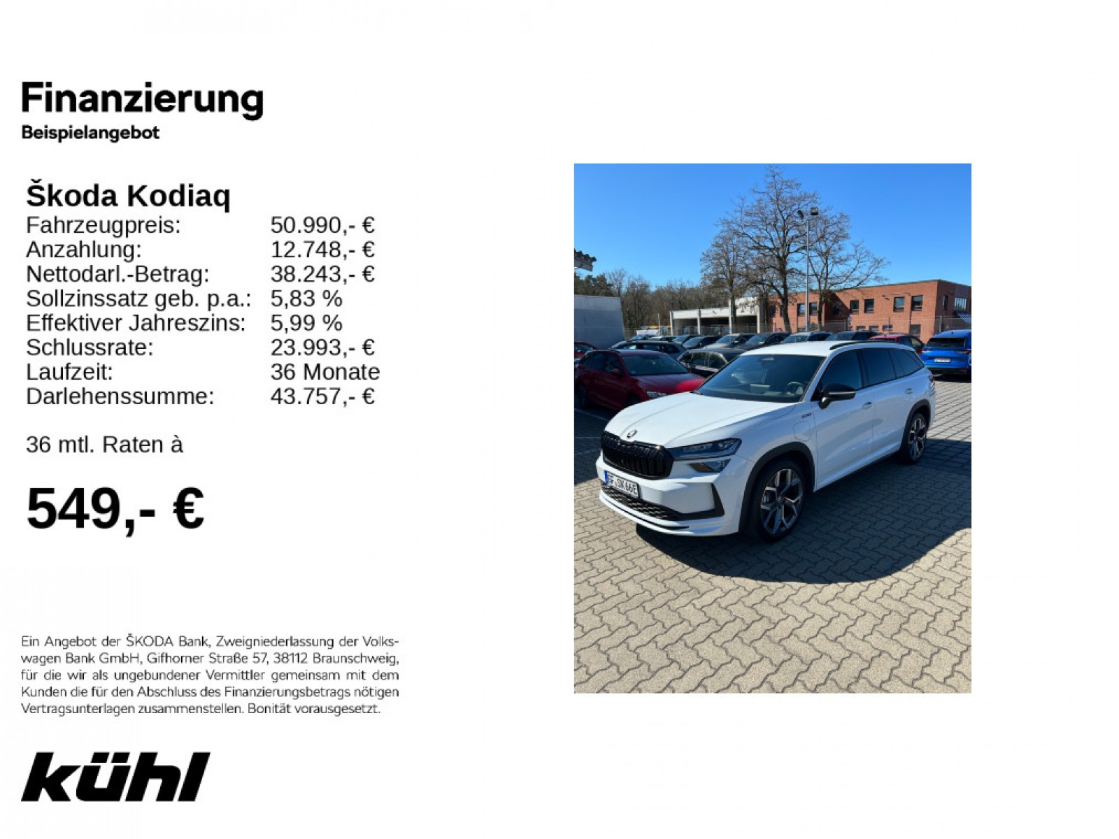 Kodiaq 1.5 TSI iV DSG 110 KW Sportline