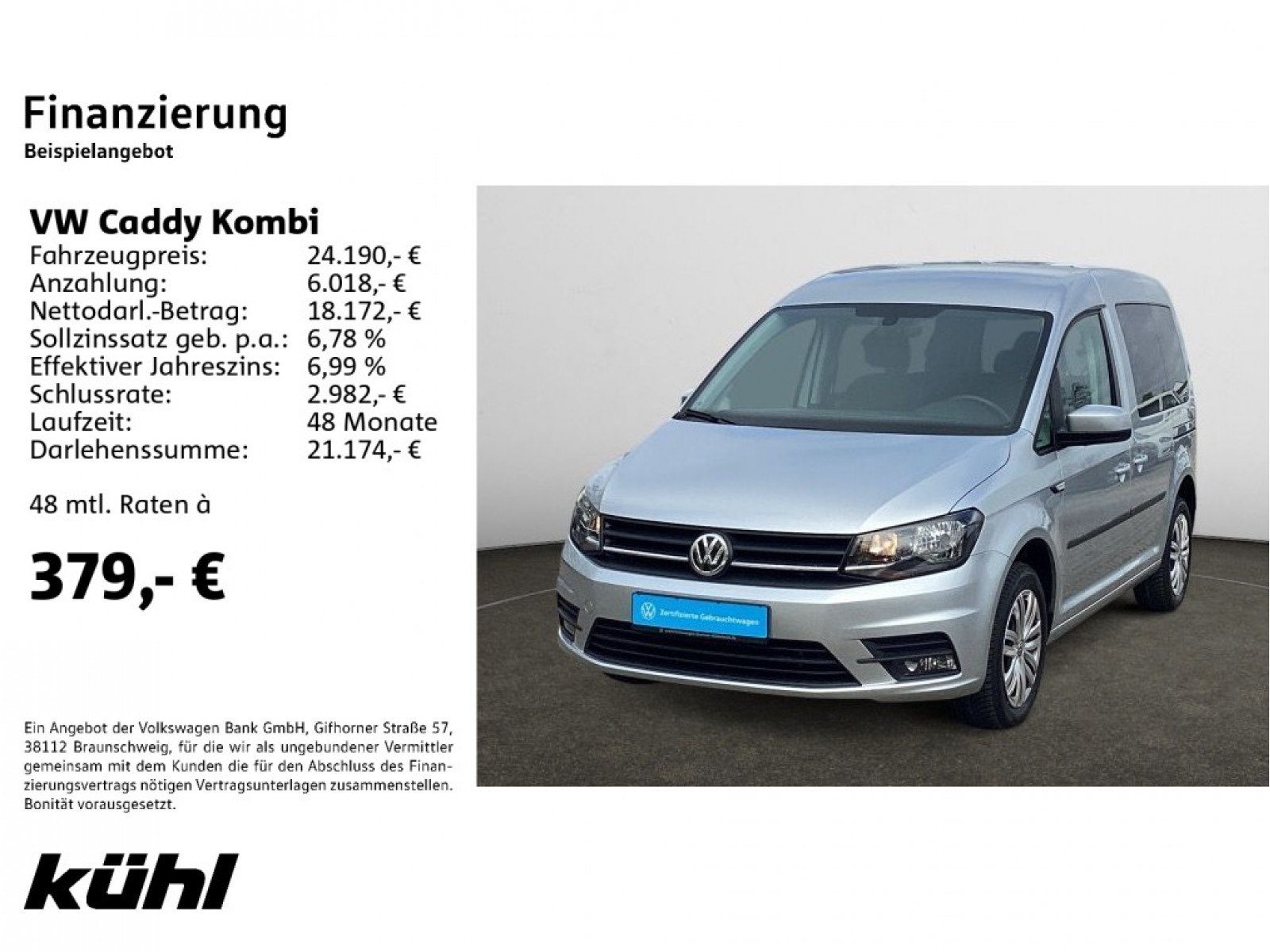 Caddy Kombi 1.4 TSI Trendline Navi,Flügetüren