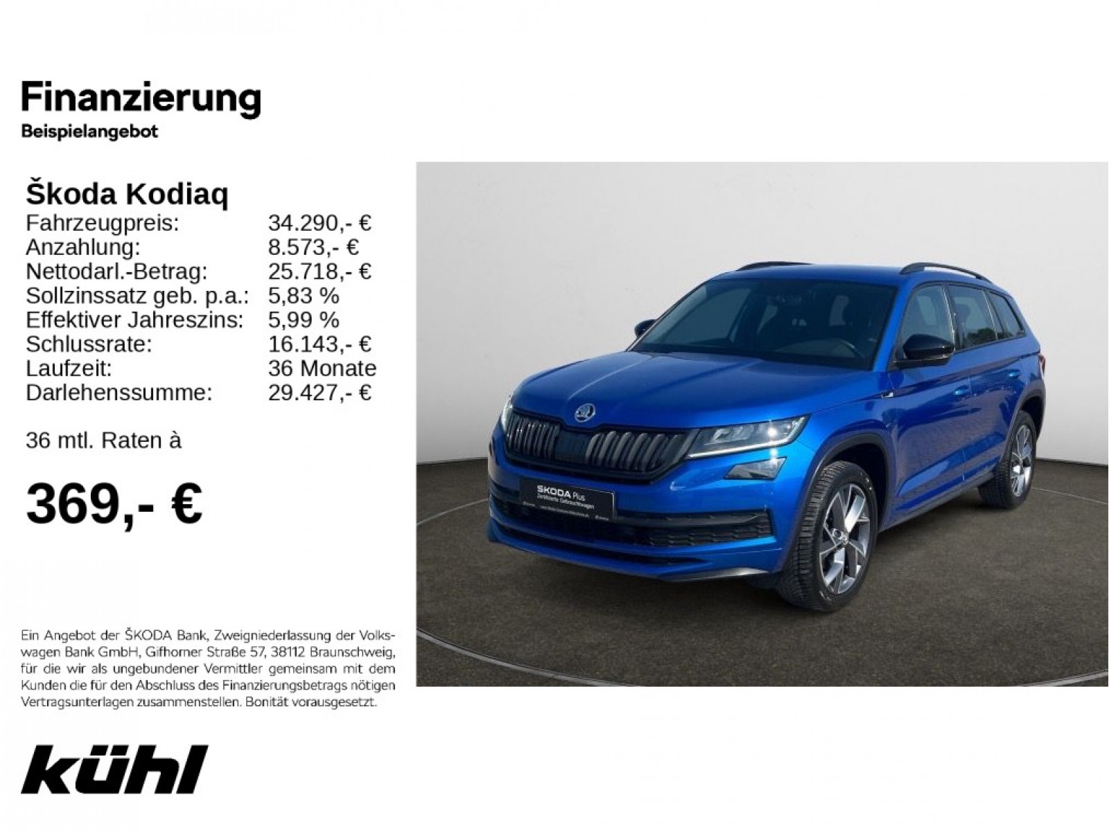 Kodiaq 1.5 TSI DSG Sportline Navi,AHK,Canton