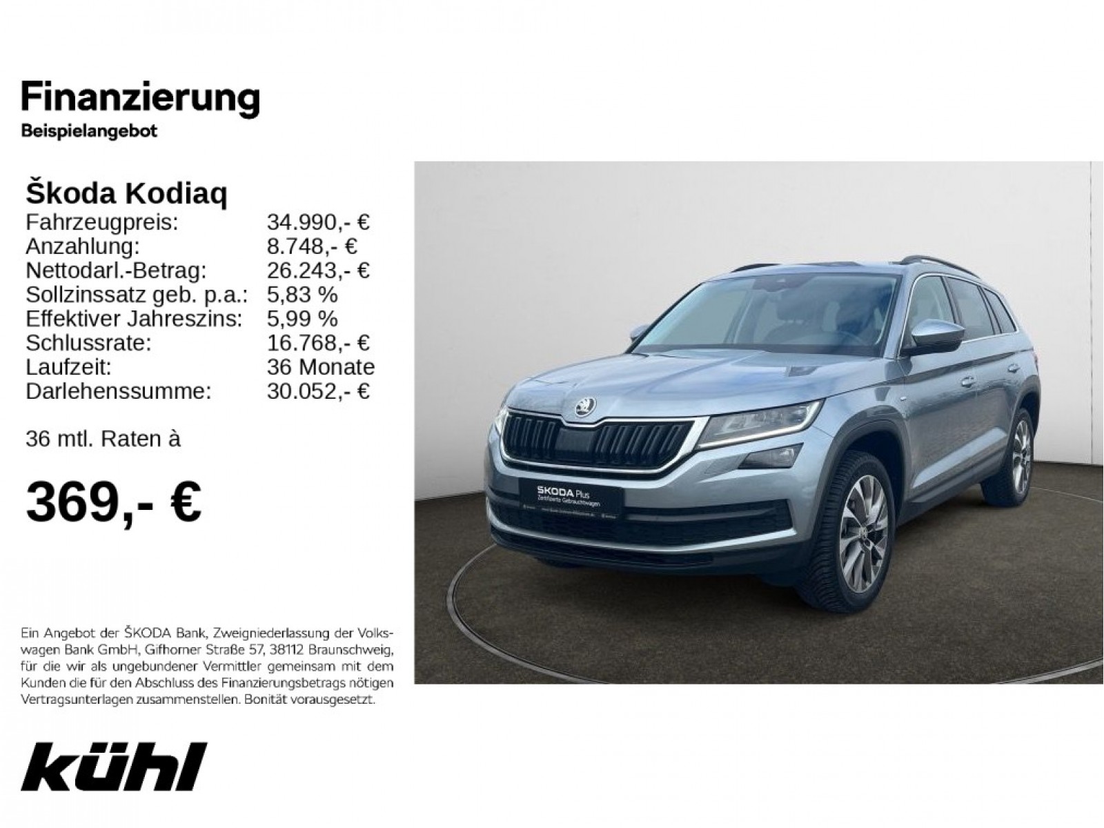 Kodiaq 2.0 TSI DSG 4x4 Clever Navi,LED