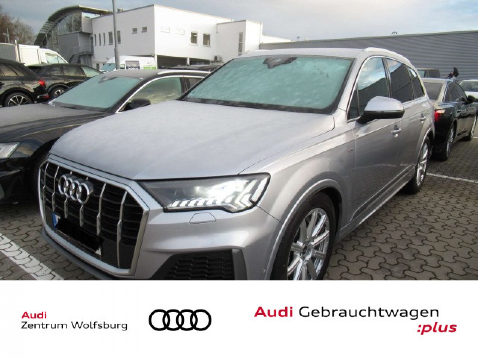 Q7 55 TFSI e quattro S line Matrix/Sitzhzg v+h/APS Plus
