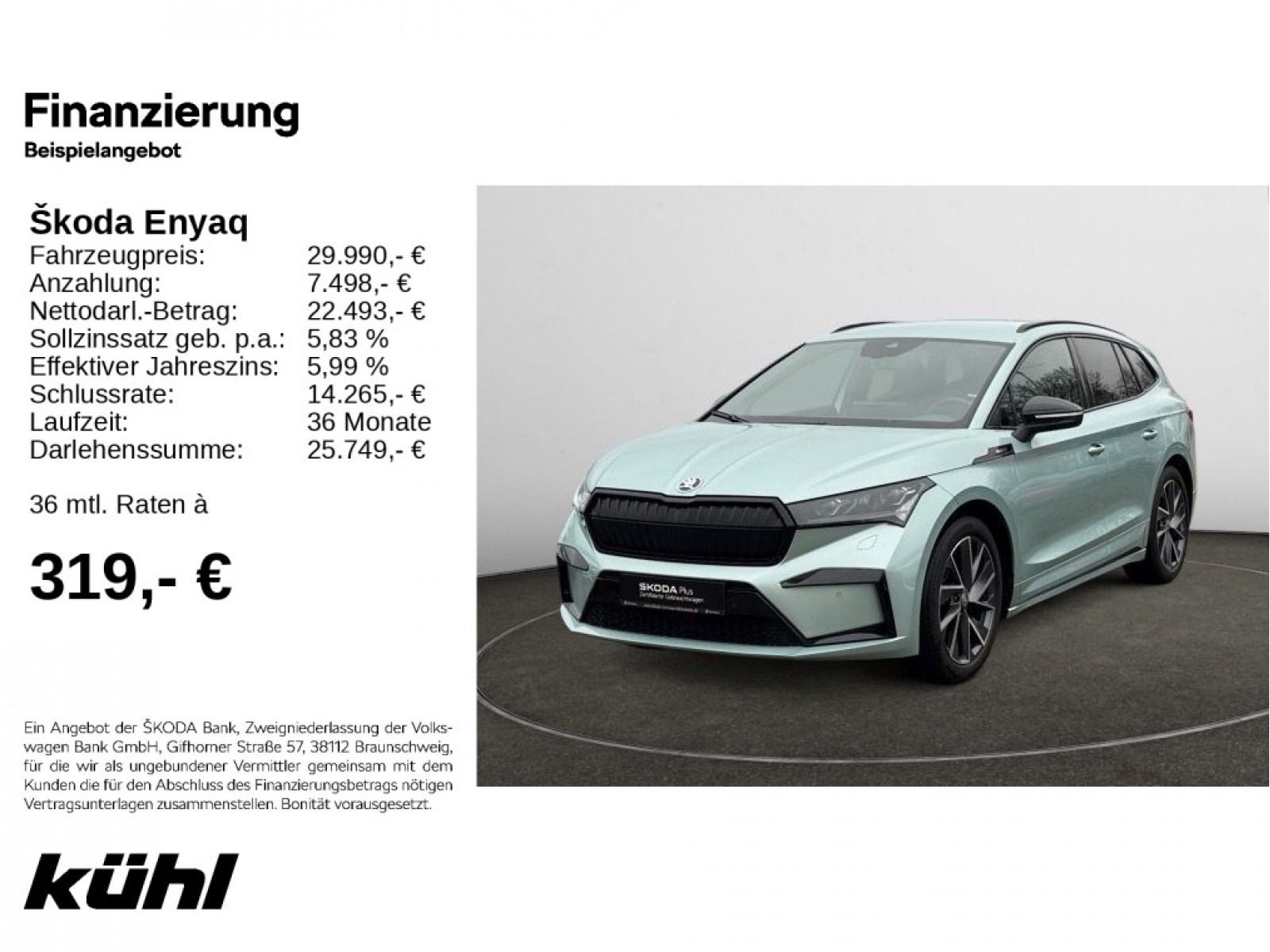 Enyaq iV 60 Sportline Navi