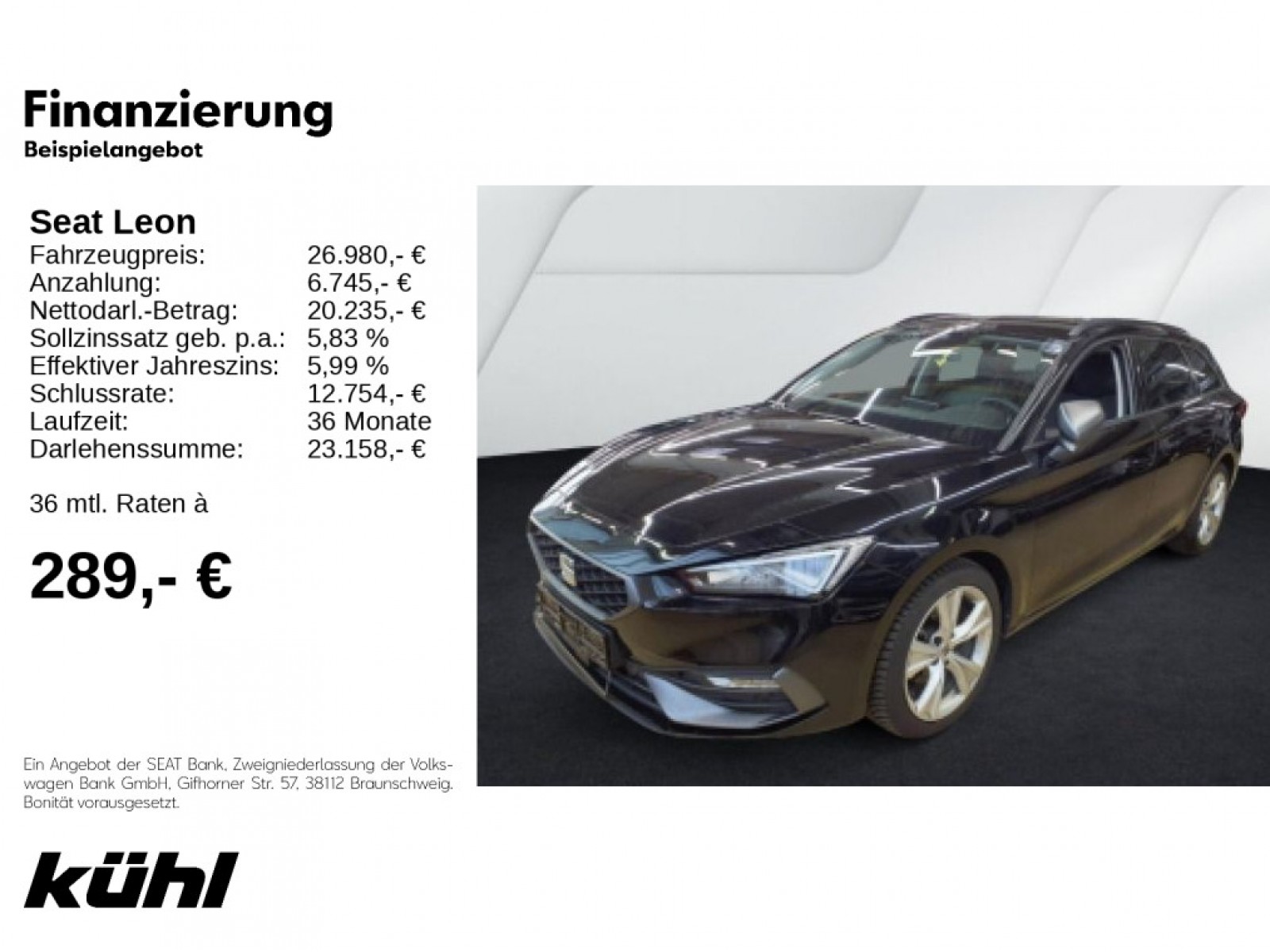 Leon Sportstourer 1.5 eTSI DSG FR LED ACC Kessy Kamera Navi App 17"