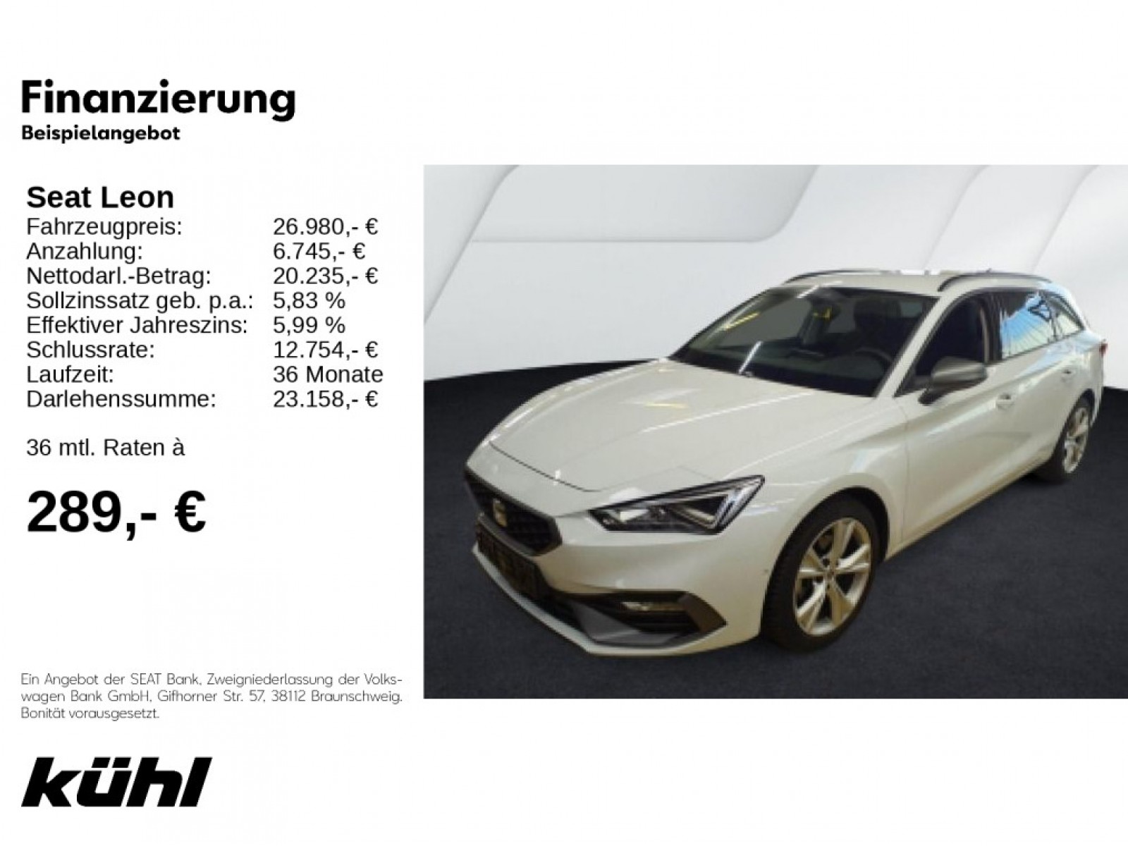 Leon Sportstourer 1.5 eTSI DSG FR LED ACC Kessy Kamera Navi App 17"